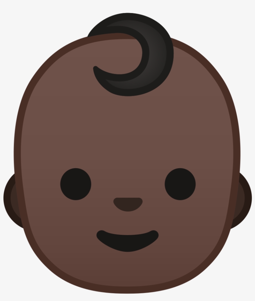 Download Svg Download Png - Baby Cartoon Dark Skin Png, transparent png download