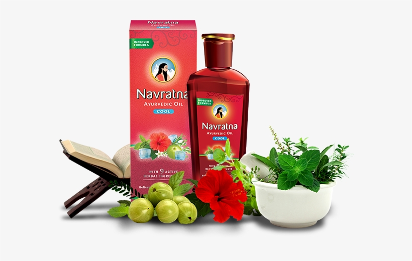 Navratna Cool Oil Navratna Ayurvedic Oil For Skin PNG Image