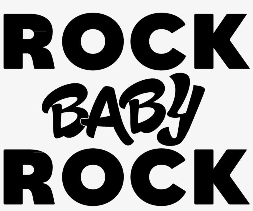 Rock Baby Rock Black Circle PNG Image Transparent PNG Free Download