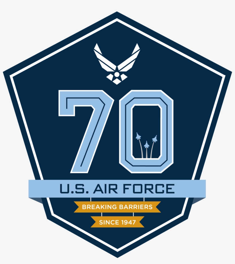 Air Force 70th Birthday Logo - Air Force Marathon Medal 2017 10k, transparent png download