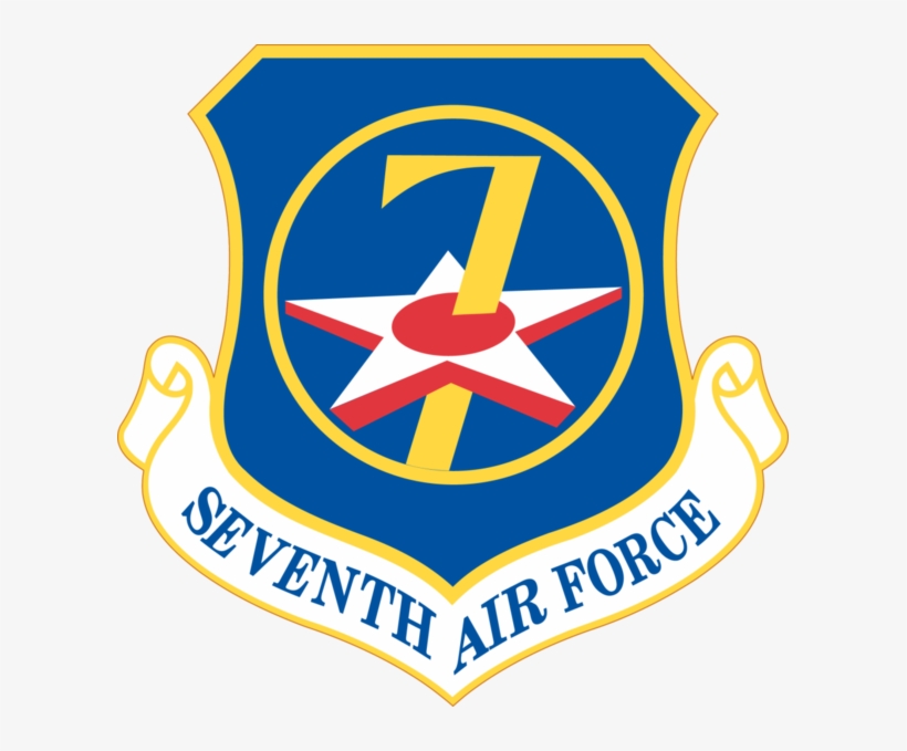 7th Air Force, Us Air Force - 7th Air Force Logo, transparent png download