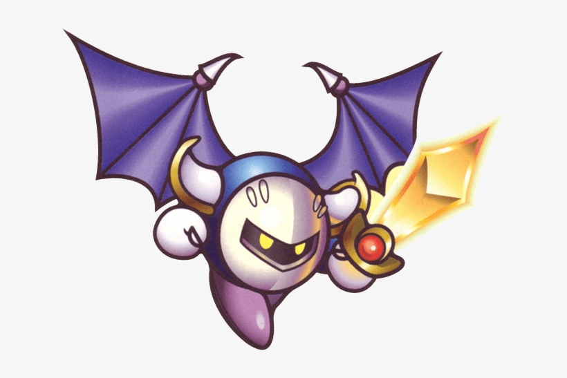 Kirby Meta Knight Png, transparent png download