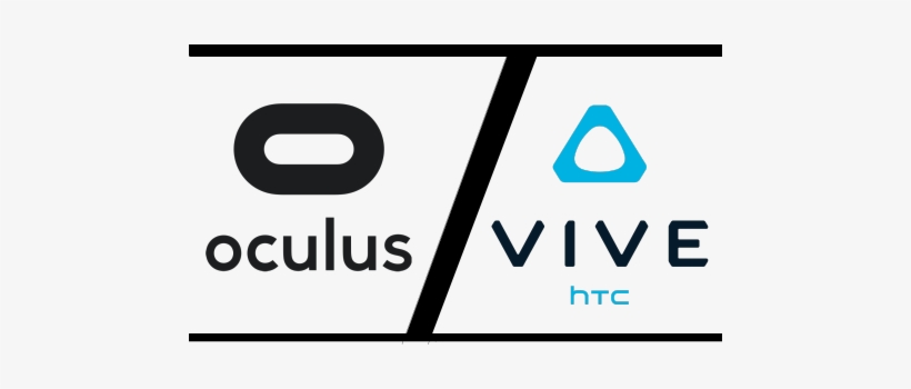 Oculus Rift Vs Htc Vive Virtual Reality Showdown - Rift And Vive Logo, transparent png download