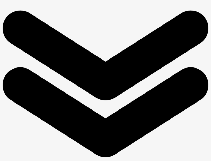 Two Arrows In Angle Pointing Down - Summer, transparent png download