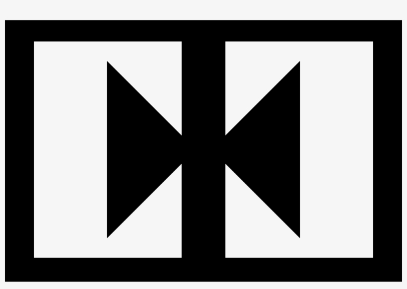 Two Arrows In Rectangles Pointing To The Center Svg - Scalable Vector Graphics, transparent png download