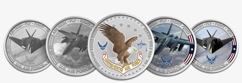 Air Force Collectible Coins - Silver, transparent png download