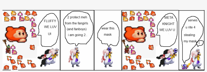 Most Of Sessohmaru's And Meta Knight's Fangirls R Waddle - Comics, transparent png download
