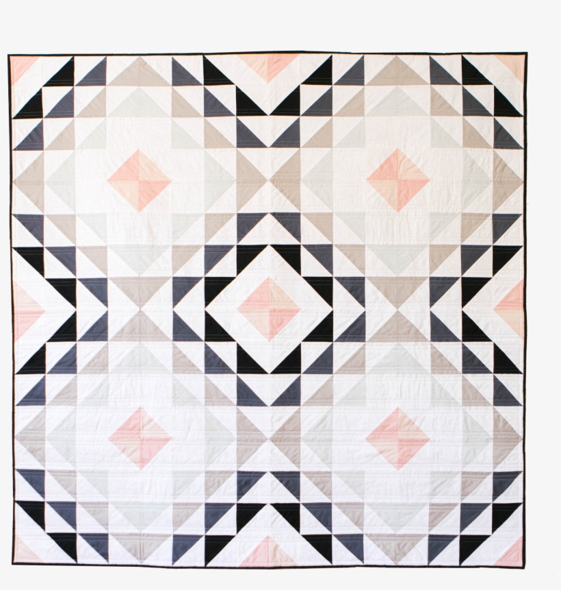 Discounted Diamond Ripples Quilt Pattern - Diamond Ripples Quilt, transparent png download