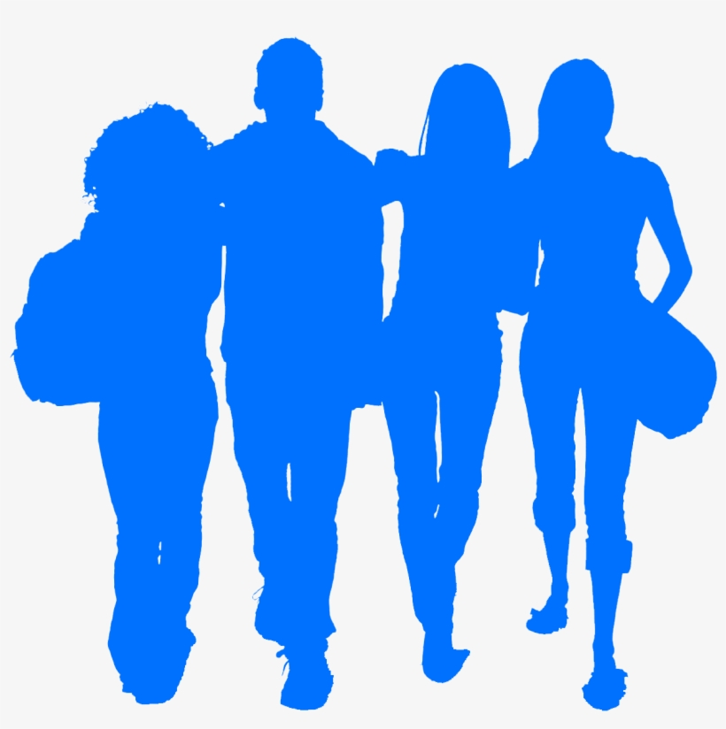 Crowd Drawing Group Person - Drawing, transparent png download