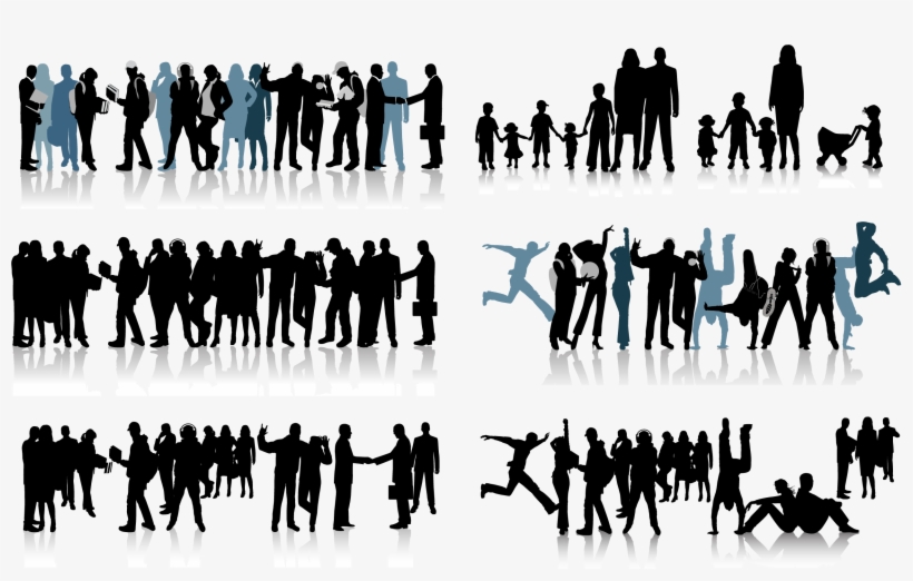 Crowd Vector Group Person - Success With Body Language - Know What They Really, transparent png download