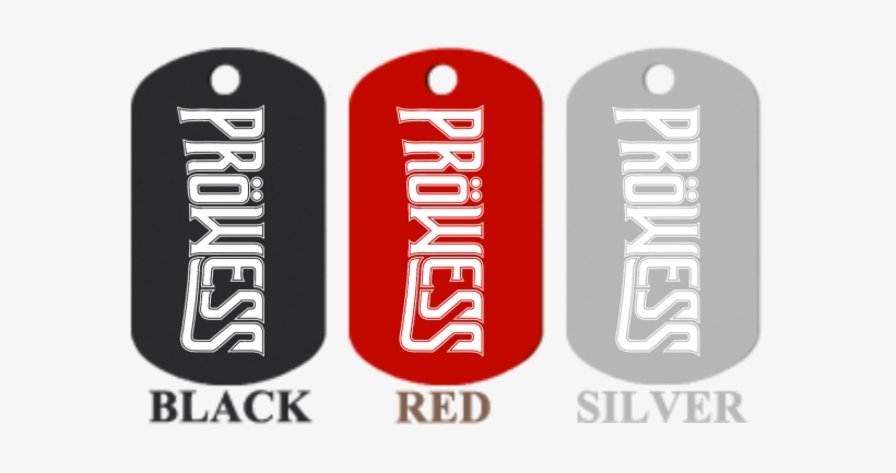 Pröwess Anodized Dog Tag - Carmine, transparent png download