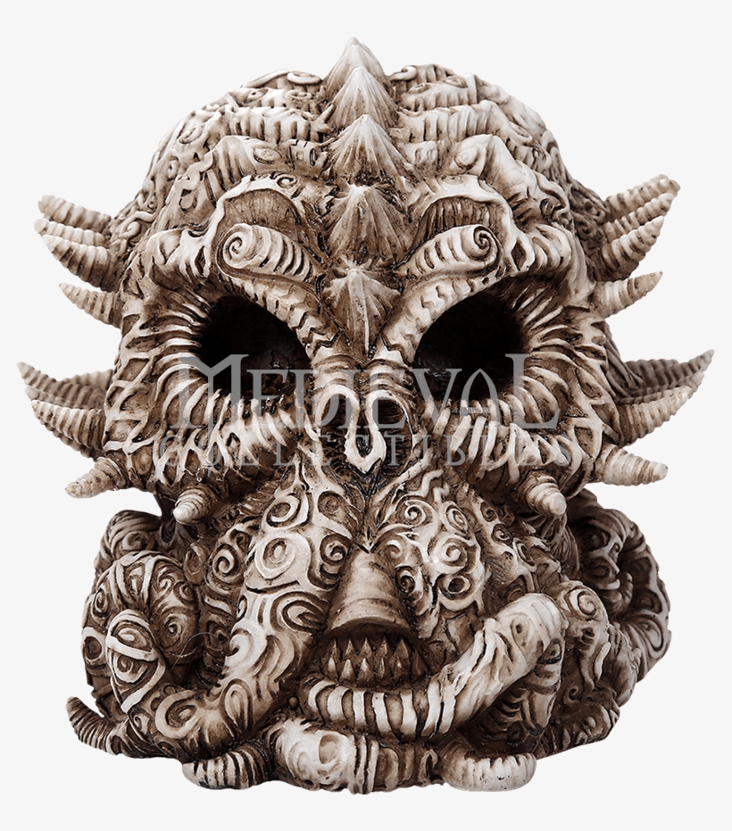Cthulhu Skull Statue - Ctuhulhu Skull, transparent png download