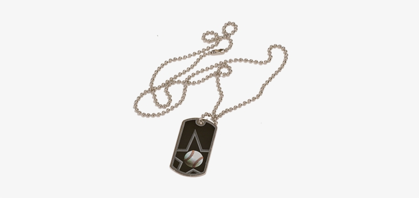 Dog Tag - Black & Silver Necklace - Horse Designs 7, transparent png download