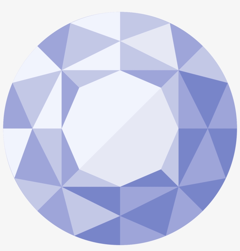 Vector Diamonds Round Diamond - Diamant Icon, transparent png download
