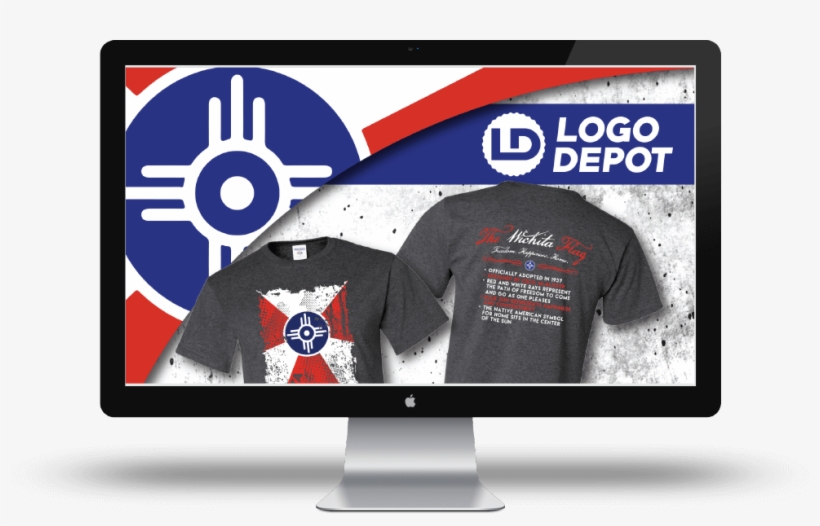Logo Depot Online Apparel Store - Wichita Ict Flag Throw Blanket, transparent png download