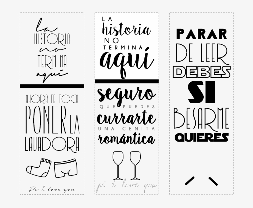 Marcapaginas Punto De Libro Bonito Gratis - Bookmark, transparent png download