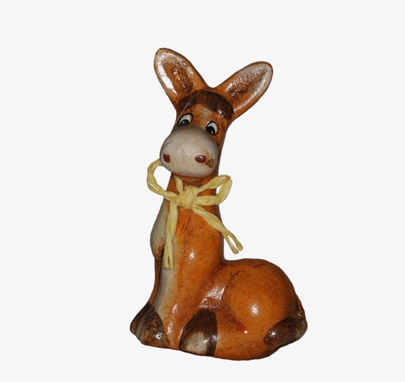 Donkey, Ceramic, Decoration, Figures, Fragile - Dominick The Donkey, transparent png download