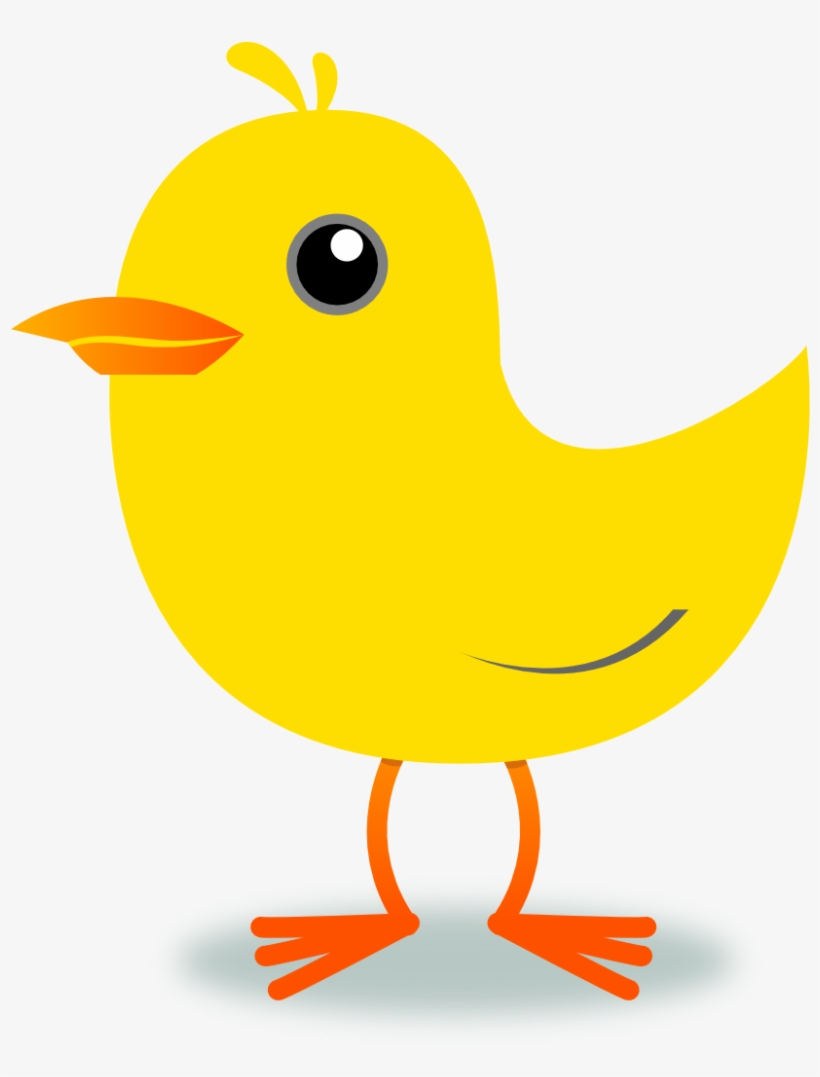 Bird Clipart Yellow - Bird Singing Clipart Png, transparent png download