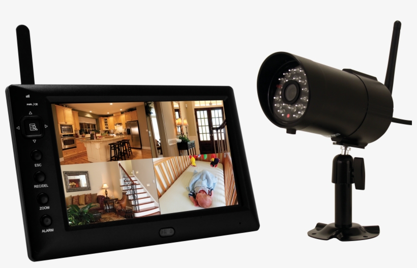 Brk,dws-471,4 Channel Digital Wireless Dvr With - First Alert Dws 471, transparent png download