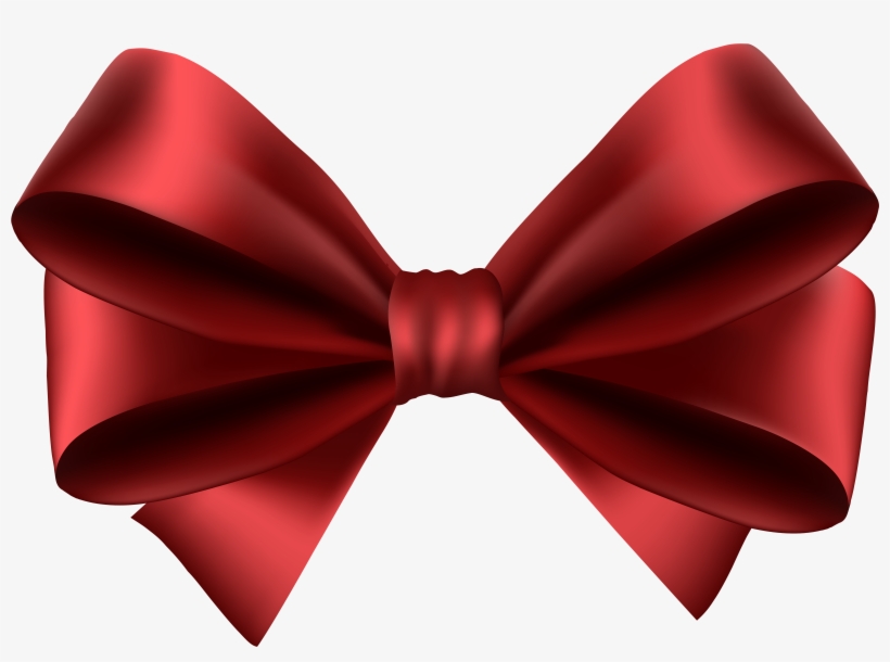 Transparent Background Red Bow, transparent png download