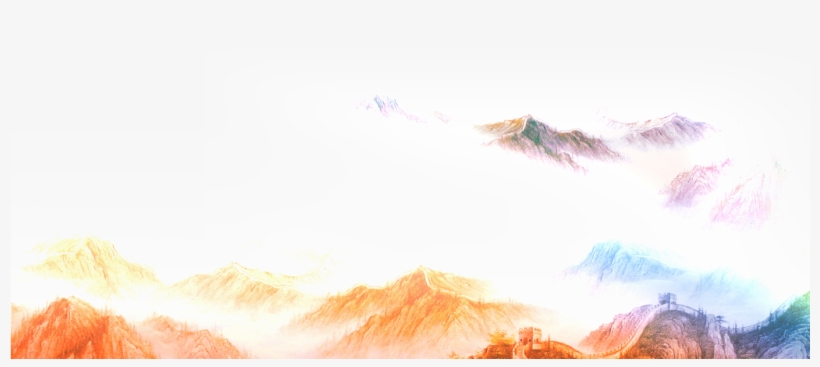 Lavado De Tinta De Color Y Paisaje - Painting, transparent png download