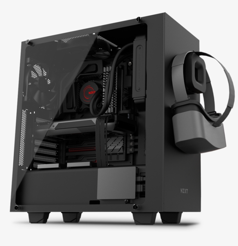 Computer Build, Computer Setup, Gaming Setup, Custom - Case Nzxt S340 Elite, transparent png download