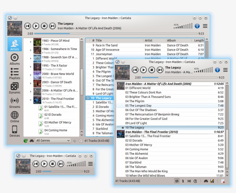 Cantata Kdeapps01 - Cantata Linux, transparent png download