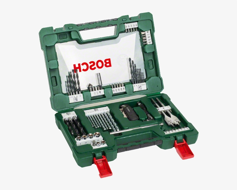 2607017191 Bo Pl U A - Bosch - 68 Piece V-line Set, transparent png download