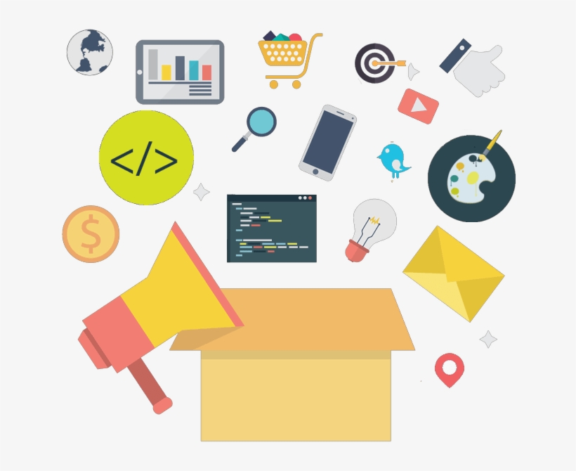 Full Stack Web Developer & Digital Marketing Technologist - Diagram, transparent png download