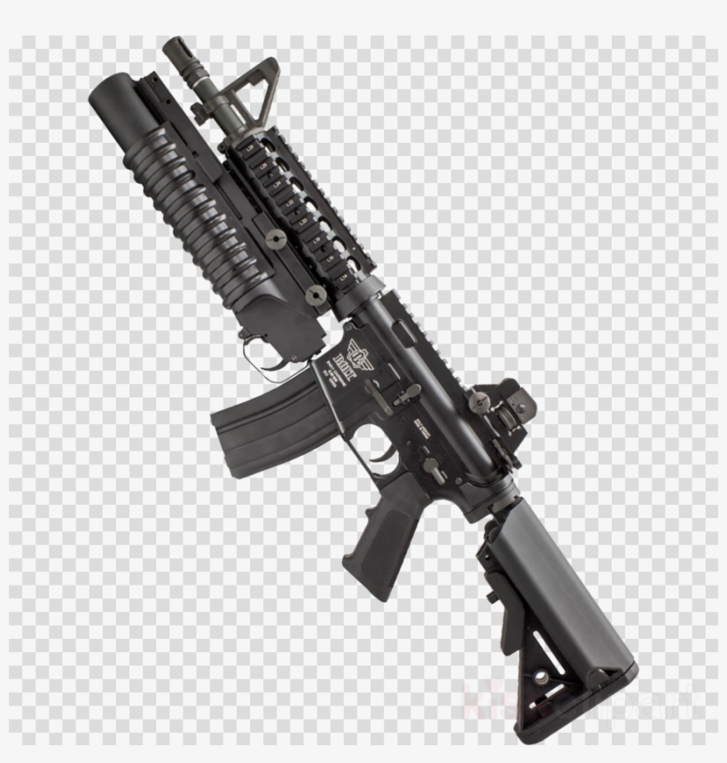 G&g Gr15 Raider Clipart M4 Carbine Sopmod Grenade Launcher - M4 Png, transparent png download