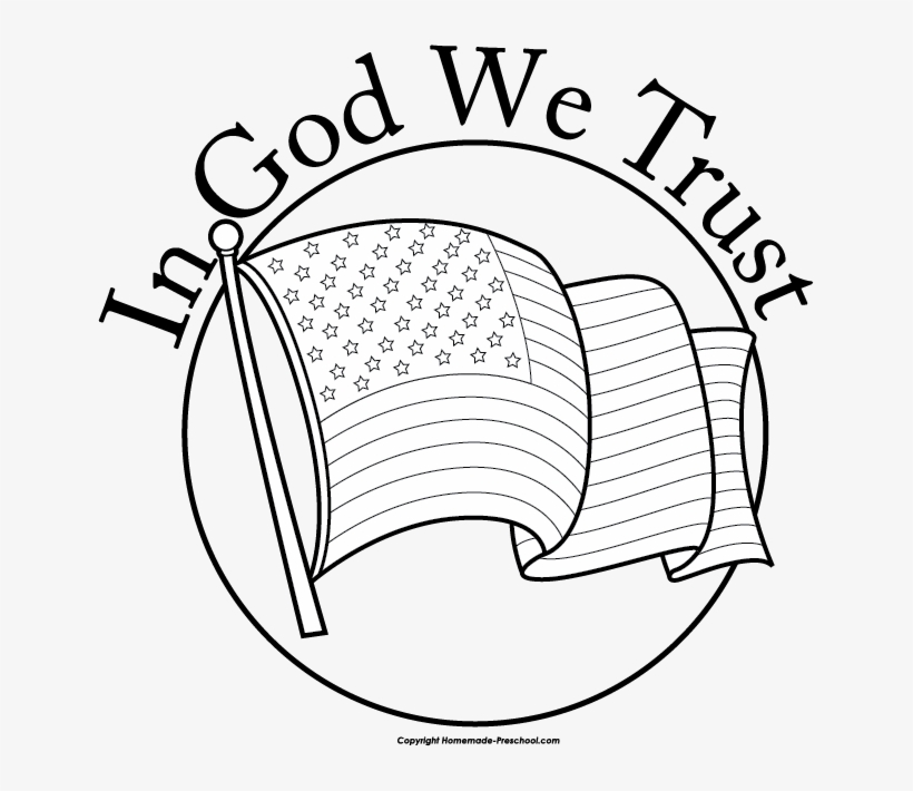 God Of War Clipart Outline - Patriotic Black And White Clipart, transparent png download