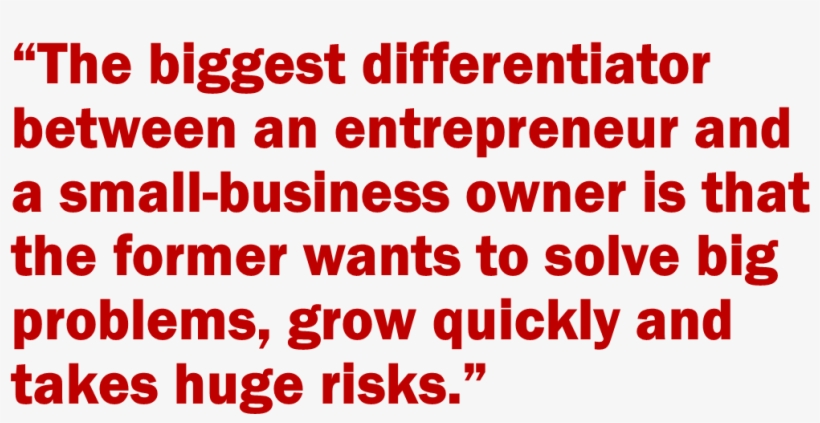 The Biggest Differentiator Between An Entrepreneur - Circle, transparent png download