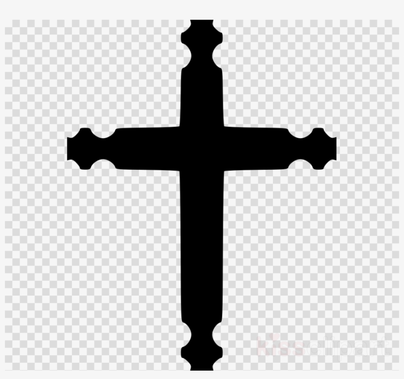 Cross Jesus Simple Clipart Christian Cross Symbol Clip - Clip Art, transparent png download