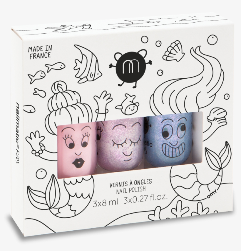 Nail Polish Set - Nailmatic Kids - Nail Polish Set - Jungle, transparent png download