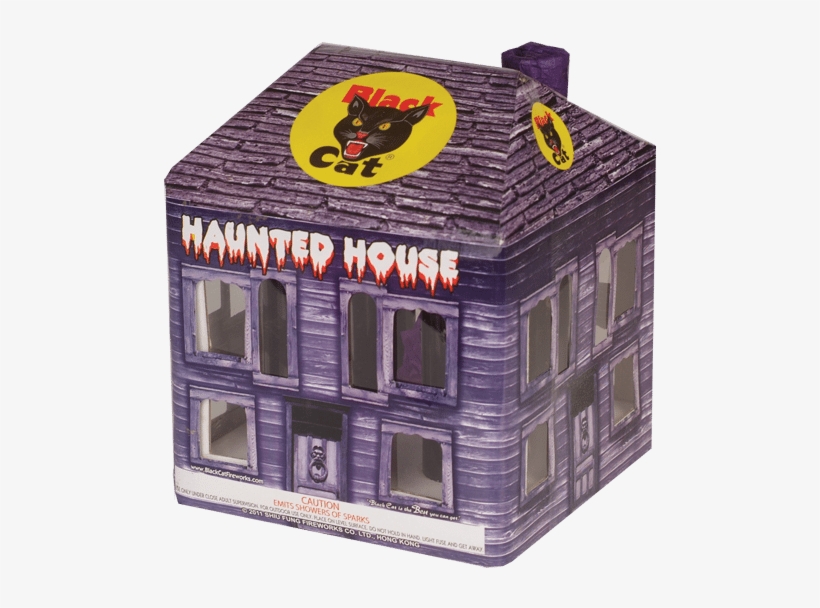 Haunted House Bc - Black Cat Fireworks, transparent png download