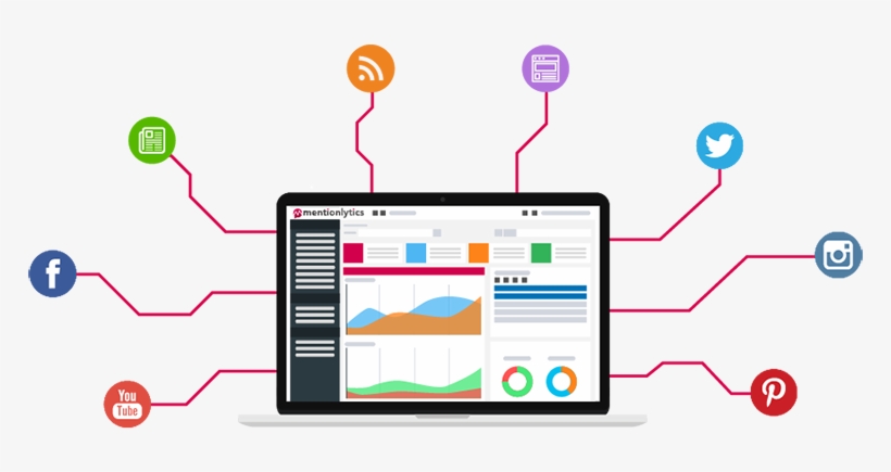 Mentonlytics Social Media Monitoring - Social Media Monitoring Icon, transparent png download