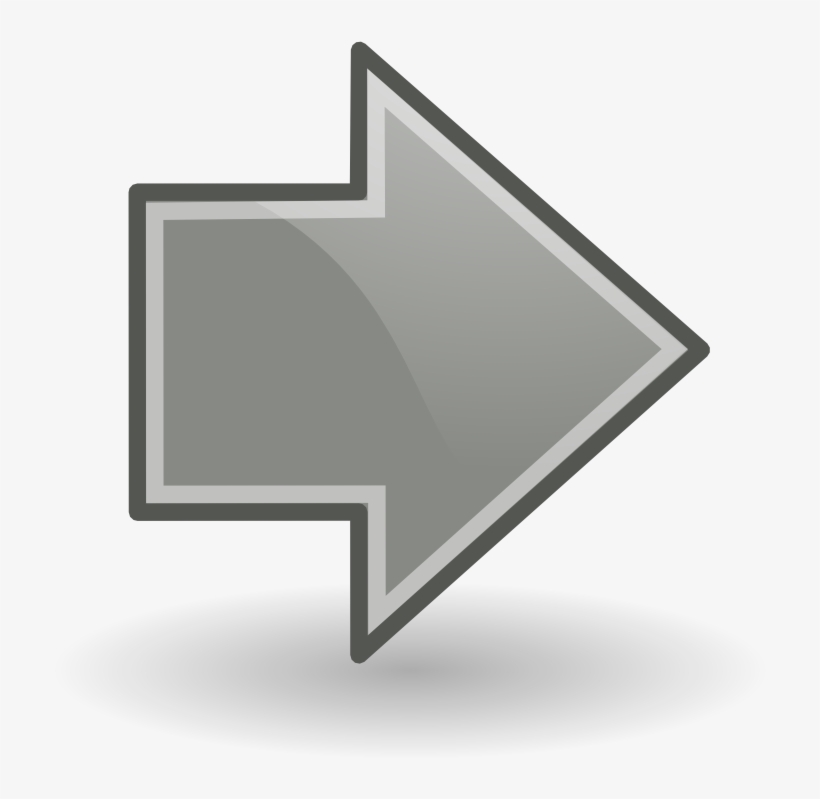 Download Grey Down Arrow Icon Png Download - Grey Right Arrow Png ...