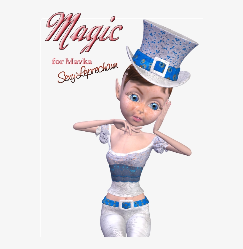 Magic For Sexy Leprechaun - 3d Modeling, transparent png download