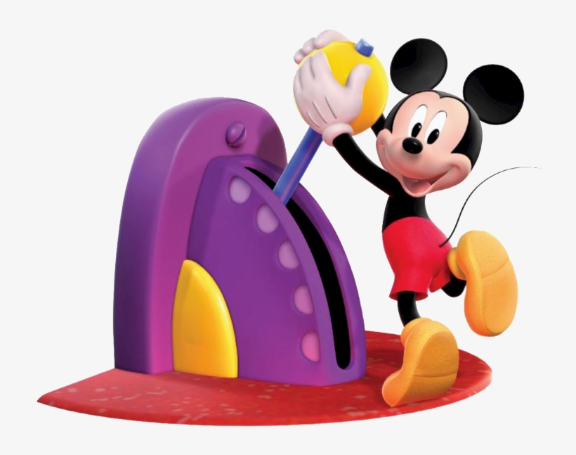Mickey Mouse Clubhouse Clipart Mickey Mouse Clubhouse - Pulling A Lever Cartoon, transparent png download