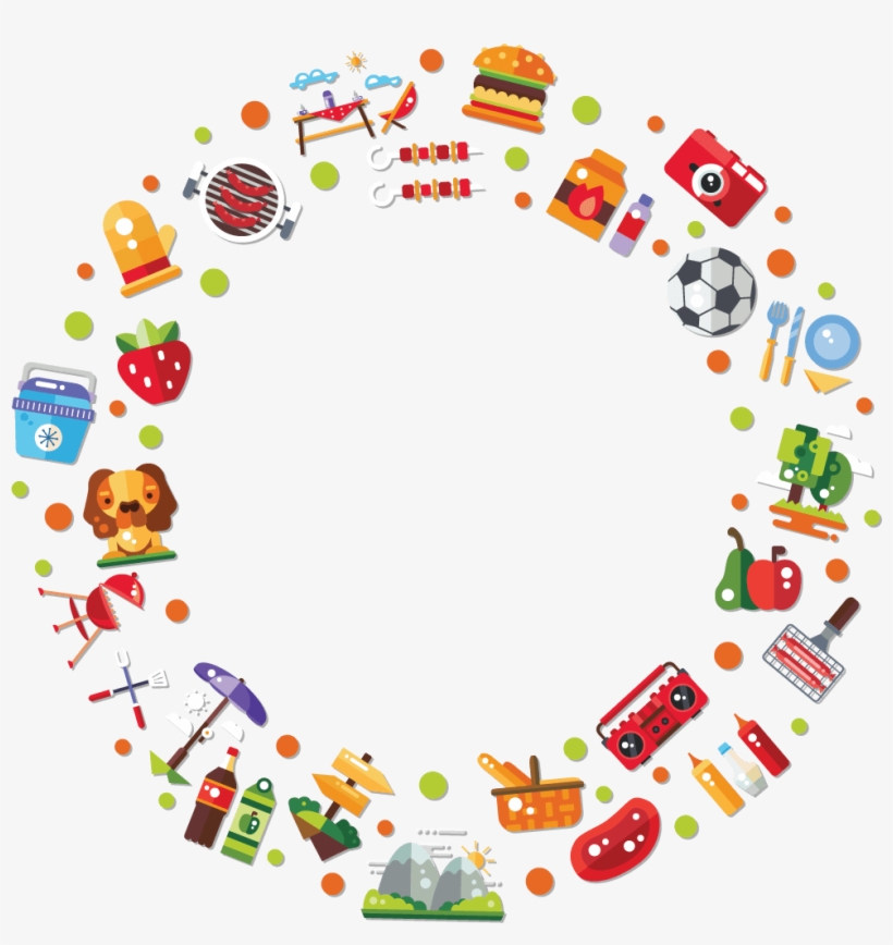 Family Picnic Slider Icon - Slider, transparent png download