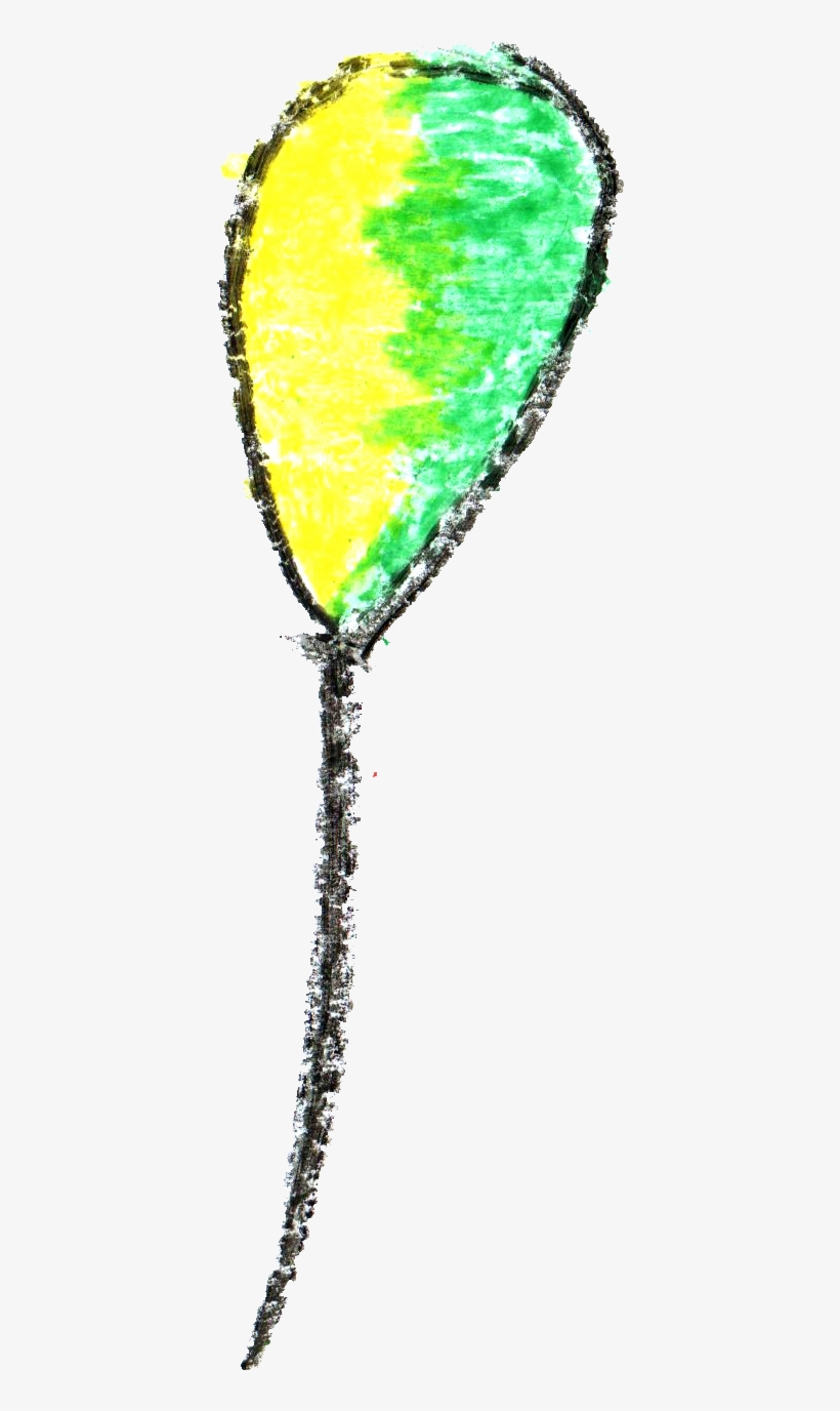 Free Download - Balloon Crayon Png, transparent png download