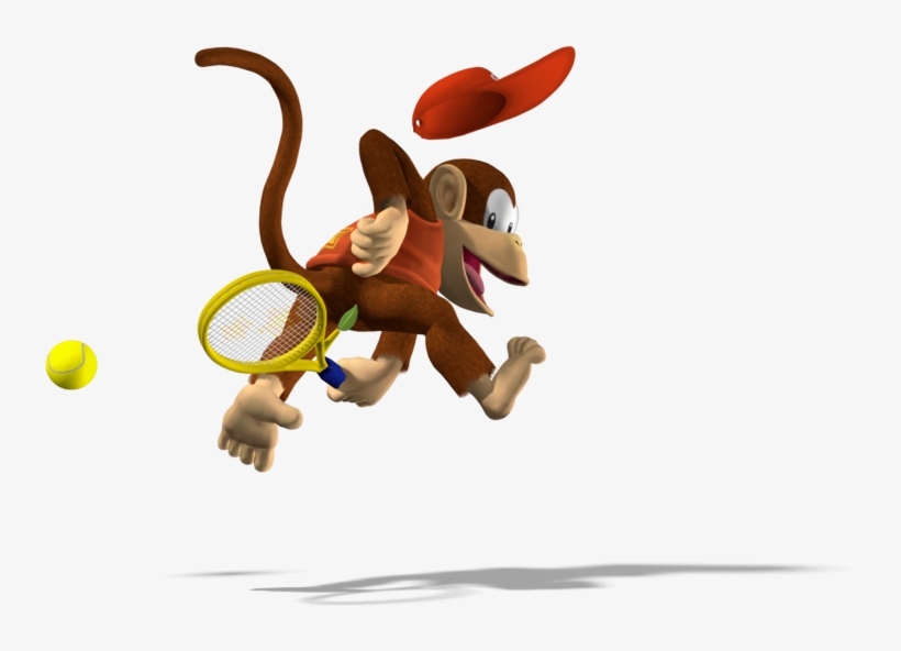 0 Replies 0 Retweets 0 Likes - Mario Tennis Aces Diddy Kong, transparent png download