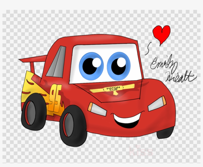 Kawaii Lightning Mcqueen Clipart Lightning Mcqueen - Dibujos Kawaii Rayo Mcqueen, transparent png download