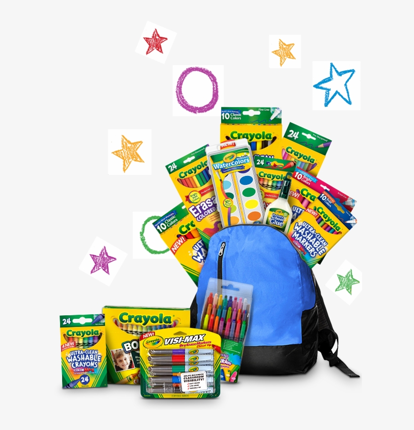Back To School Crayola, transparent png download