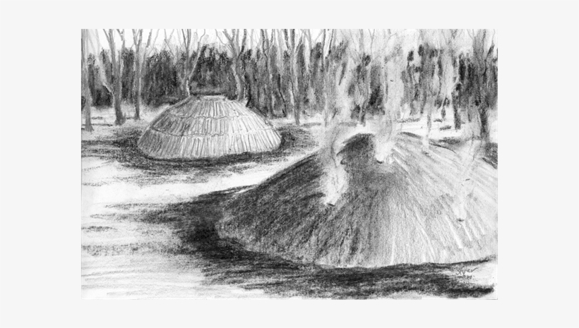 Png Black And White Stock Drawing Woods Charcoal - Drawing, transparent png download