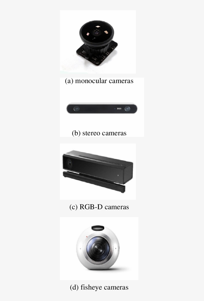 Monocular Cameras, (b) Stereo Cameras, - Camera, transparent png download