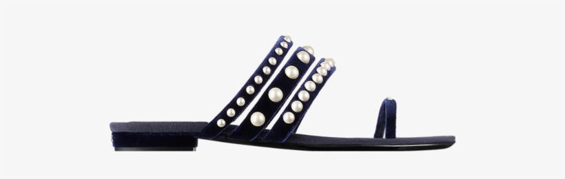 Chanel Pearl Sandals - Flip-flops, transparent png download