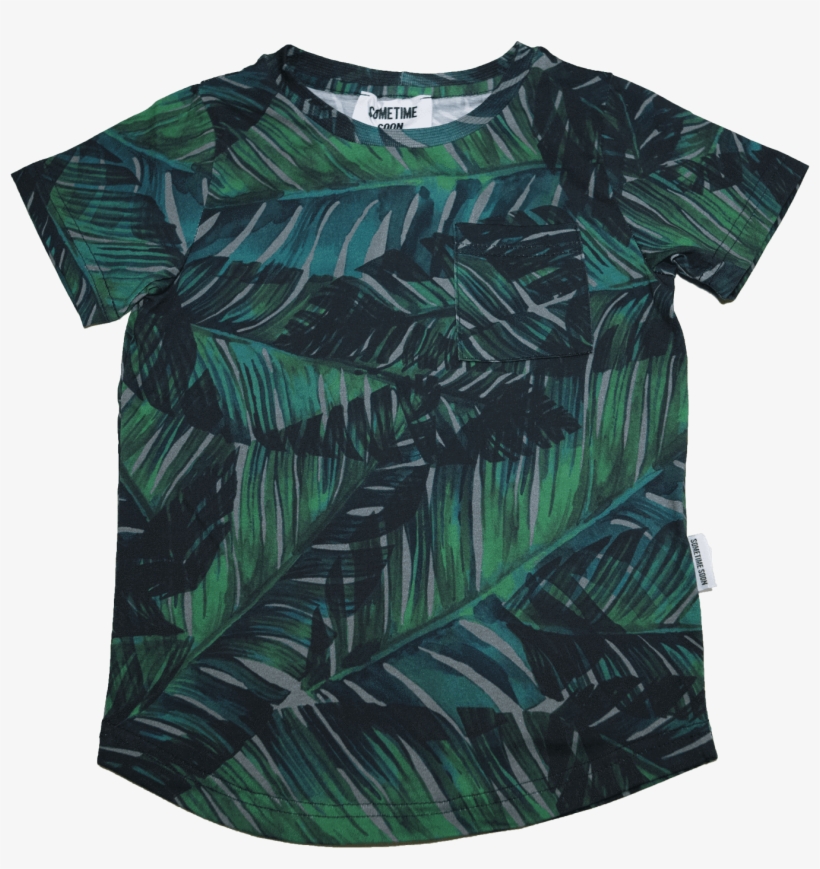 Adventure Banana Leaves Tshirt - Active Shirt, transparent png download