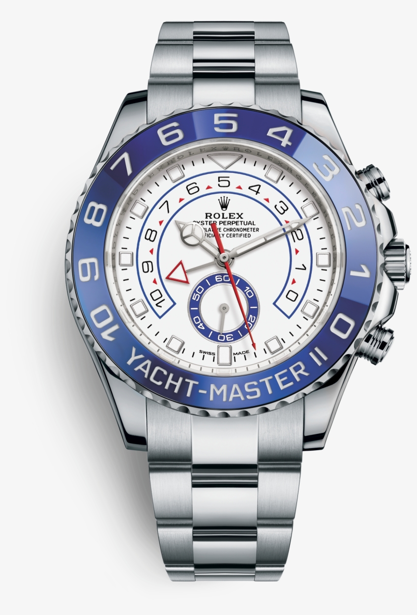 Yacht-master Ii - Rolex Yacht-master Ii Steel Silver Arms New Model, transparent png download