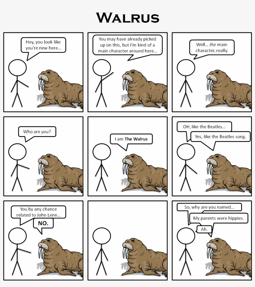 Walrus - Walrus Comics, transparent png download